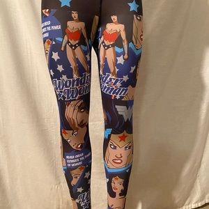 Wonder Woman leggings, like new